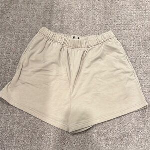 Women's Cream Shorts